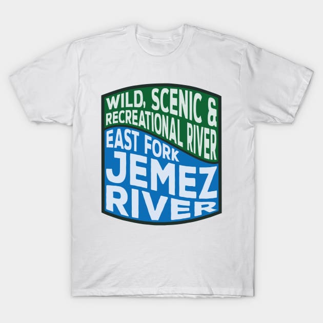 East Fork Jemez River Wild, Scenic and Recreational River wave T-Shirt by nylebuss